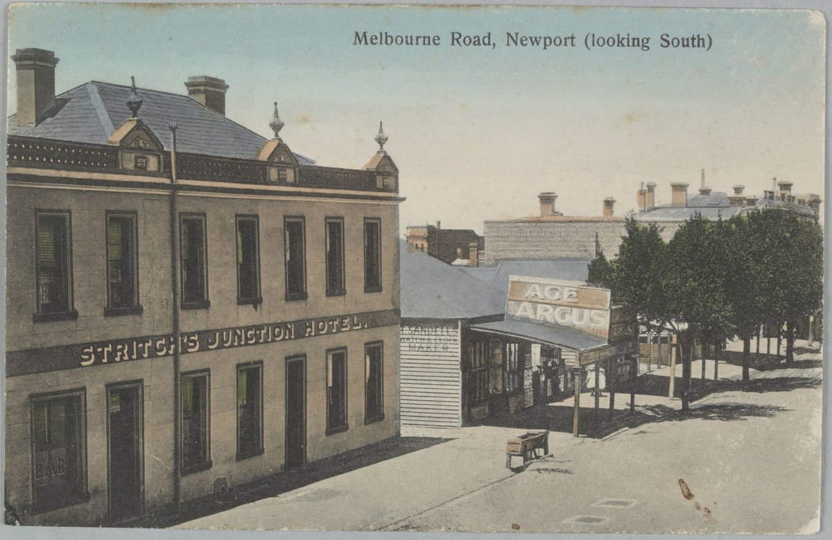 Melbourne Road, Newport (looking South) (c. 1907)