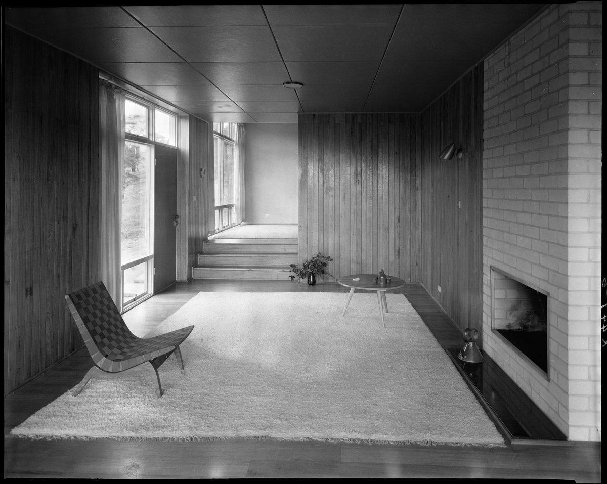 Belvedere home at Kew designed by John and Phyllis Murphy (1951)