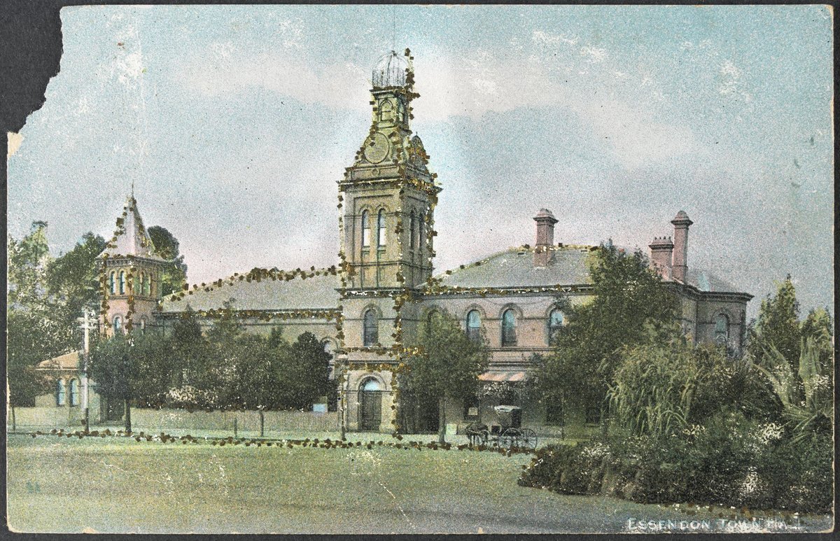 Essendon Town Hall (c. 1906)