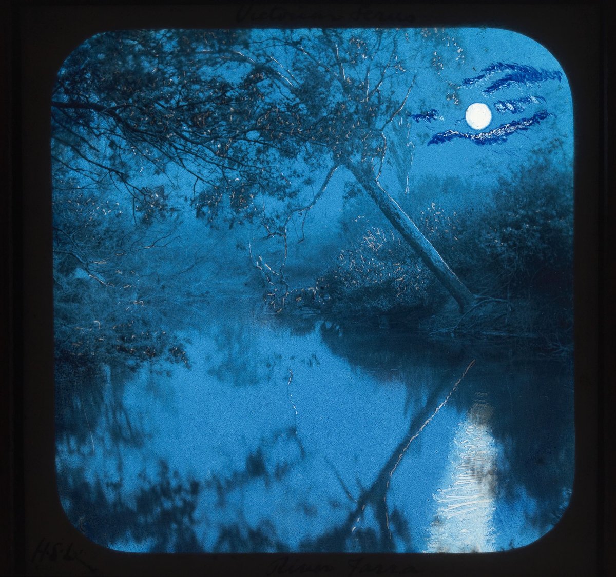 River Yarra [in moonlight], Yarra River (c. 1910)