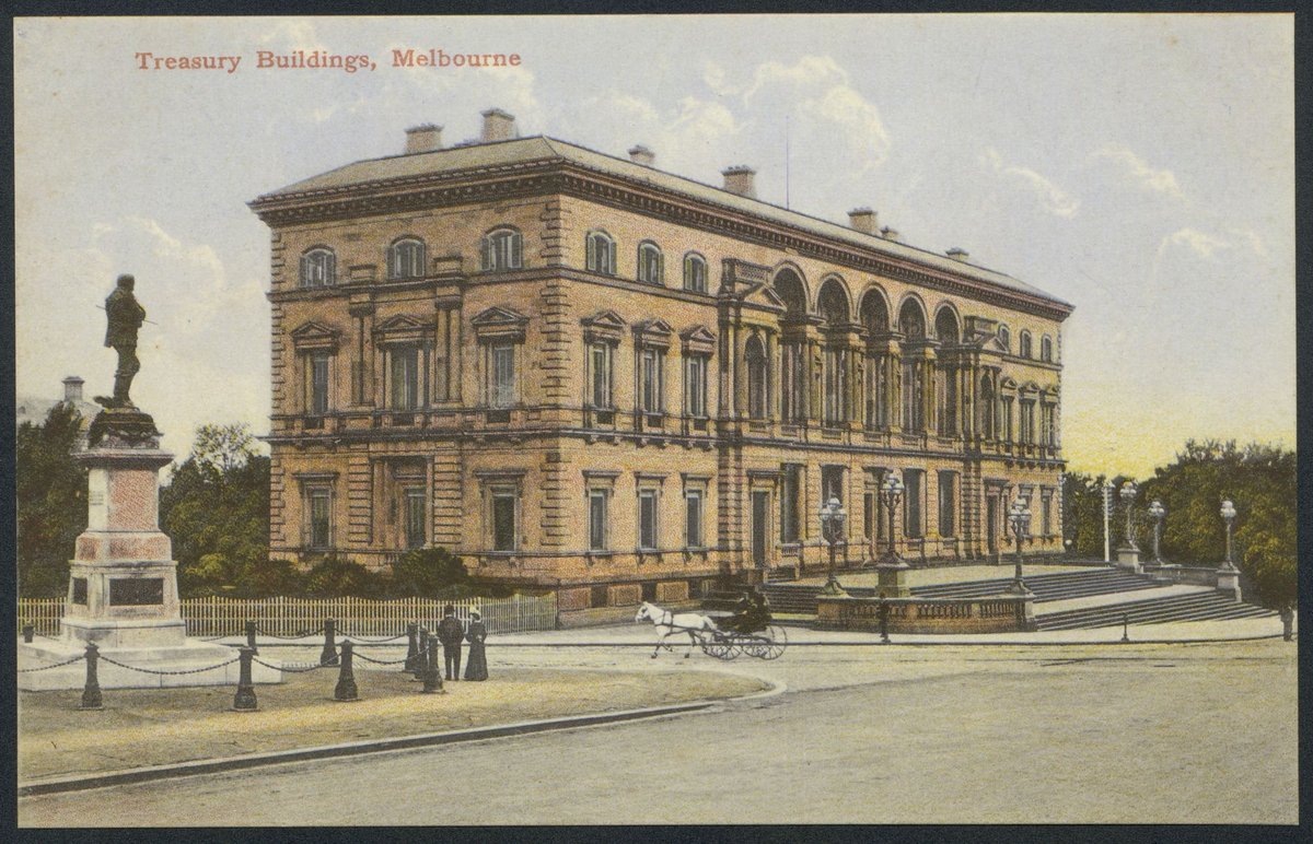 Treasury Buildings, Melbourne, Melbourne City (1900s)