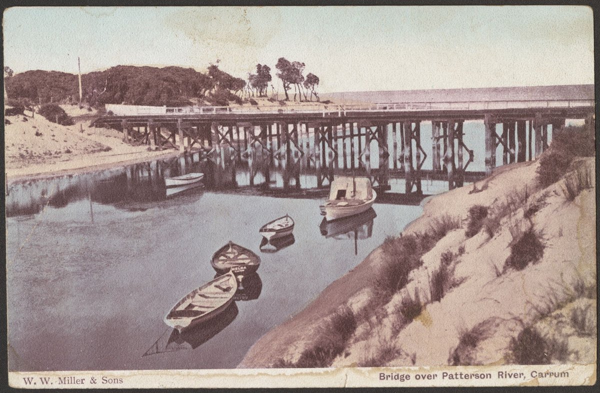 Bridge over Patterson River, Carrum (c. 1907)