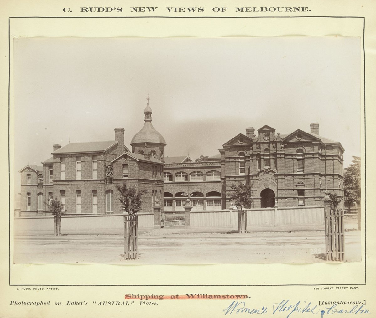 Women's Hospital, Carlton (1887–88)