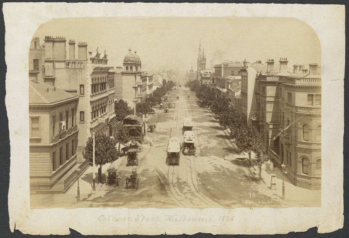 Collins Street, Melbourne, Melbourne City (1888?)