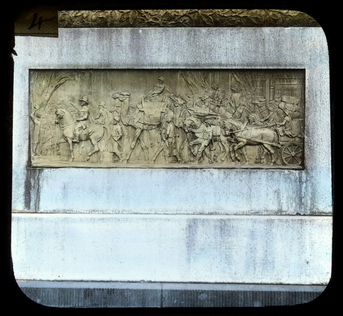 [Base (sic.) Reflief Burke & Wills Monument. Melbourne] (1898–1906)