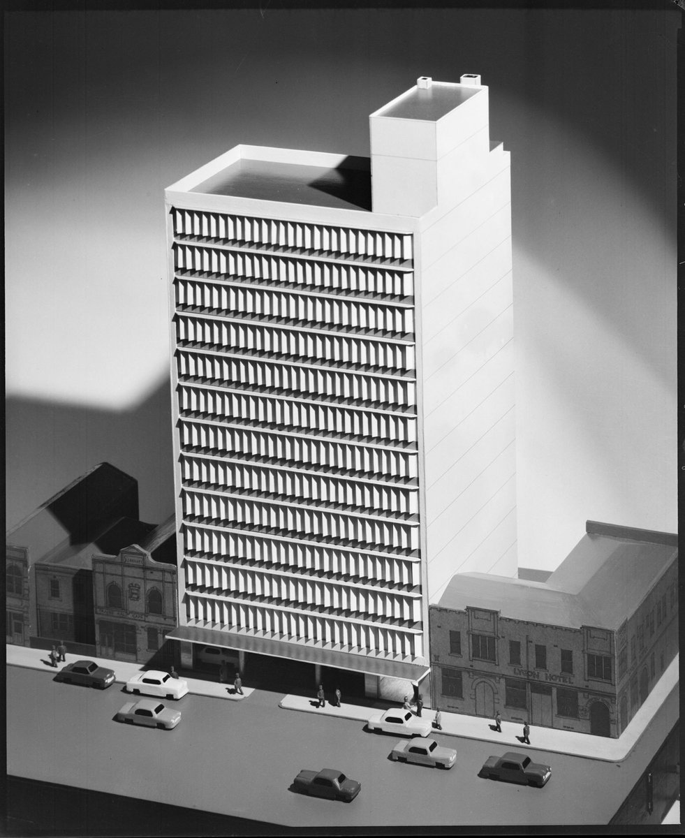 Close view of proposed building in Lygon Street, Carlton (c. 1952)