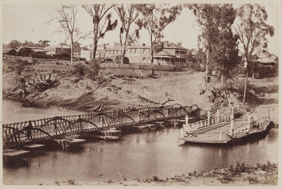 Echuca. Punt on the Murray 156 Miles N. from Melbourne (1870–80)