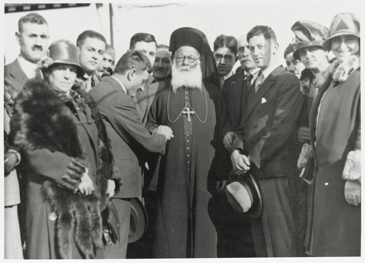 Bishop Malouf from Lebanon, in Australia for the Eucharistic Congress with a group of Melbourne friends and relatives, 1928