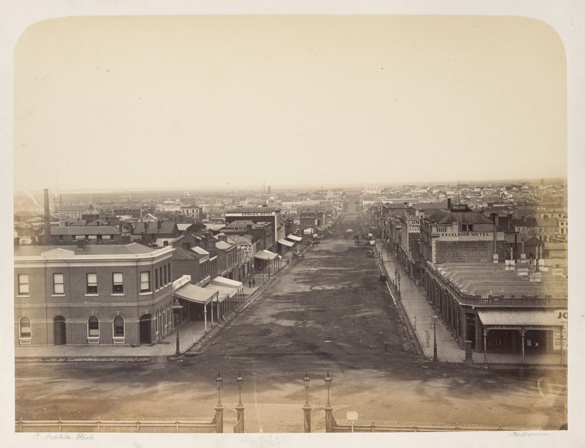 Bourke Street, Melbourne, Melbourne City (c. 1861)
