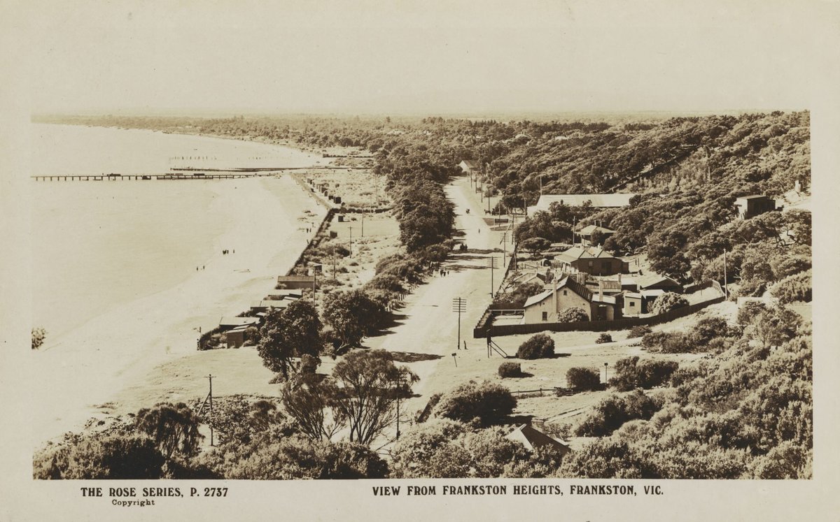 VIEW FROM FRANKSTON HEIGHTS, FRANKSTON, VIC (c. 1920)