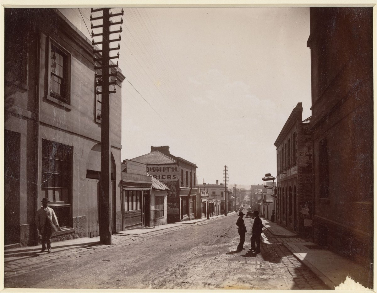 Little Bourke St. looking east, Melbourne City (1876–94)