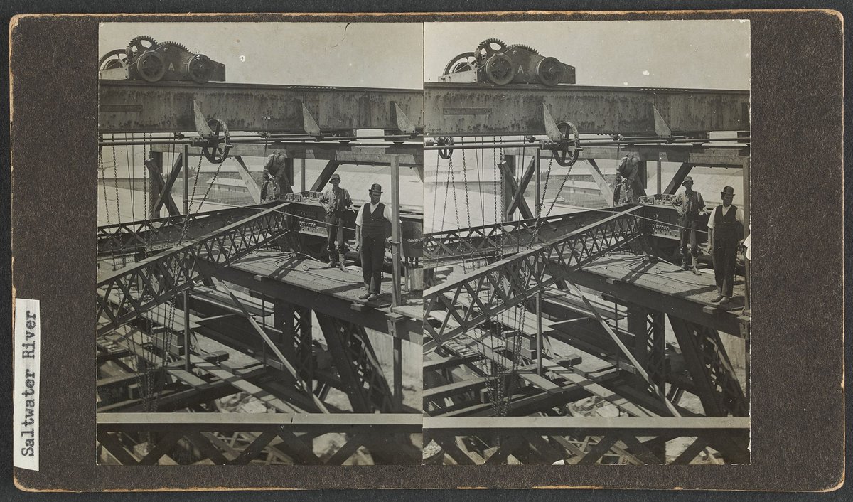 Saltwater River Bridge Footscray picture (c. 1912)