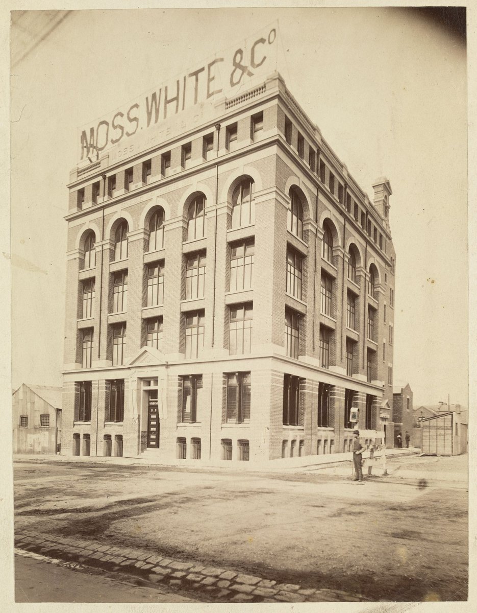 Premises of Moss, White & Co., 217-219 A'Beckett Street, Melbourne, Melbourne City (1890–1910)