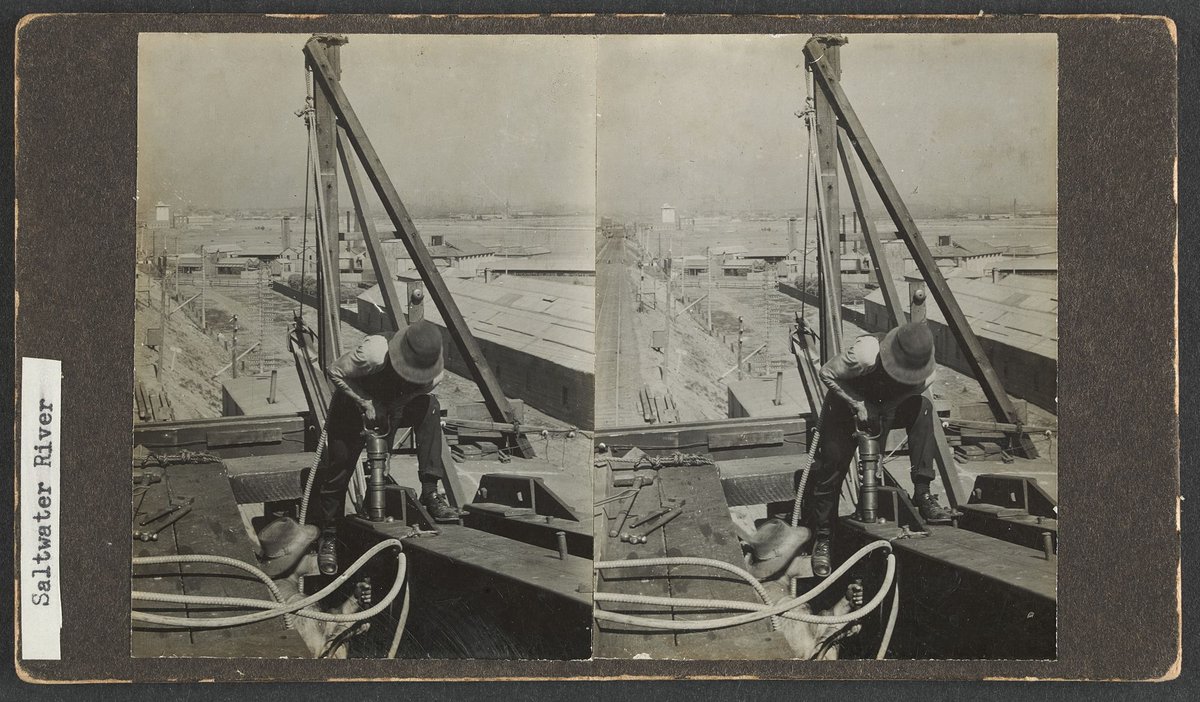 Saltwater River Bridge Footscray picture (c. 1912)