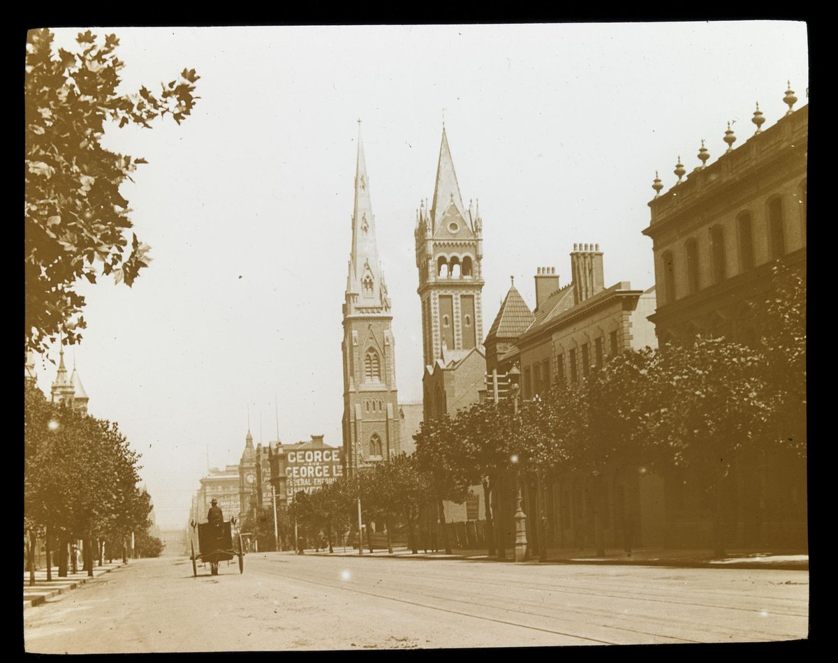 Top of Collins Street, looking west, Melbourne City (1906–14)