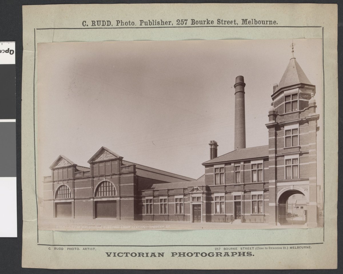 City of Melbourne Electric Light Station, Spencer St [another view], Melbourne City (1892–1900)