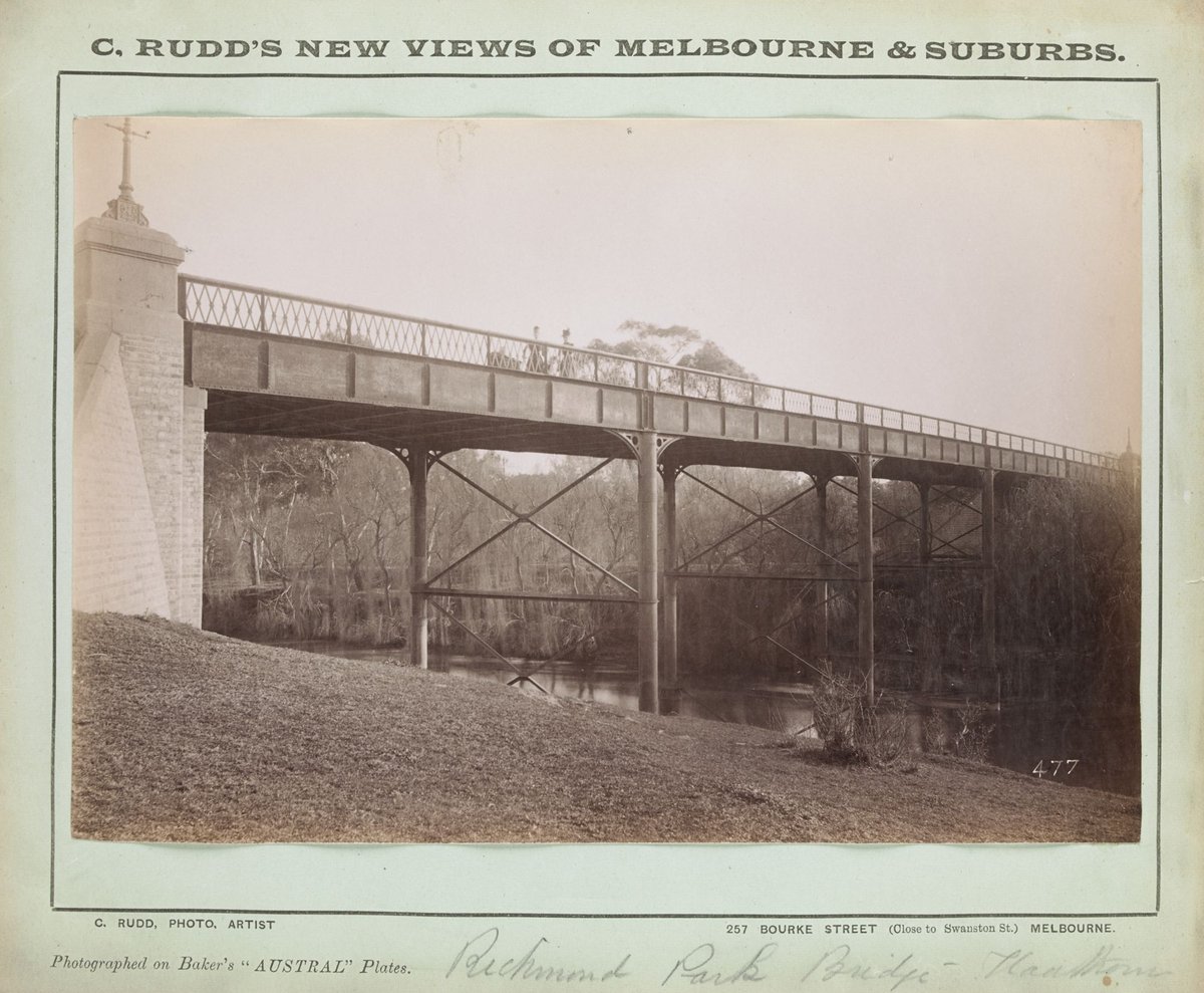 Richmond Park Bridge - Hawthorn (1892–1900)