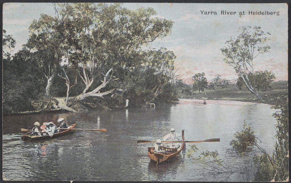 Yarra River at Heidelberg (c. 1909)