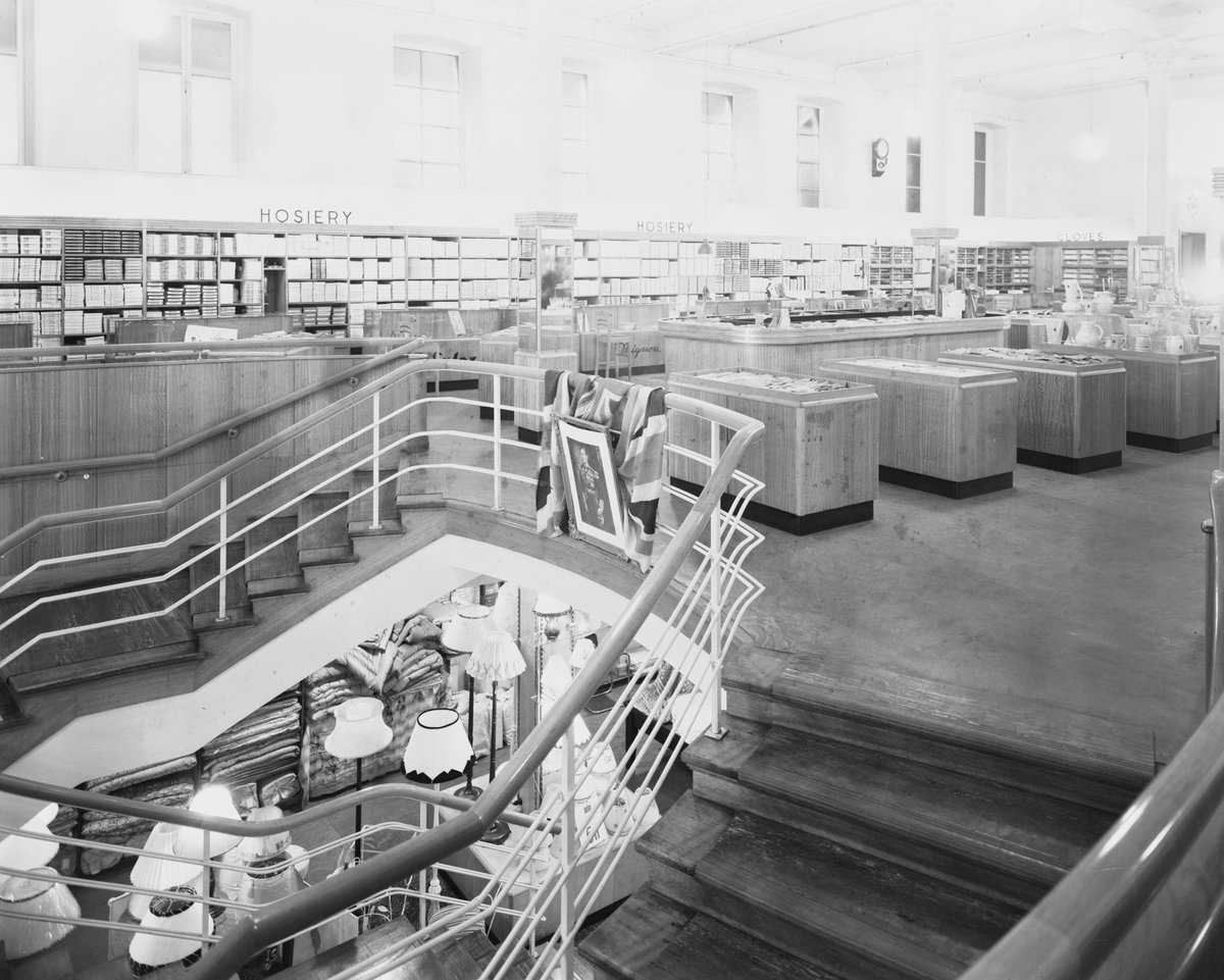 Hosiery showroom with Collins street entrance at Georges, 162-168 Collins Street, Melbourne, Melbourne City (c. 1943)