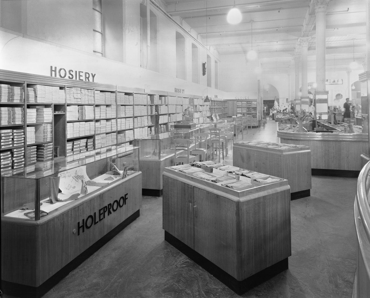 Hosiery, Holeproof and glove showrooms at Georges, 162-168 Collins Street, Melbourne, Melbourne City (c. 1943)