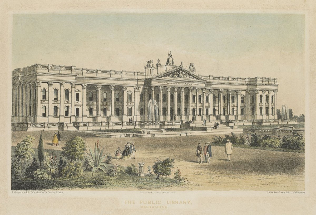 The Public Library, Melbourne, Melbourne City (1858?)