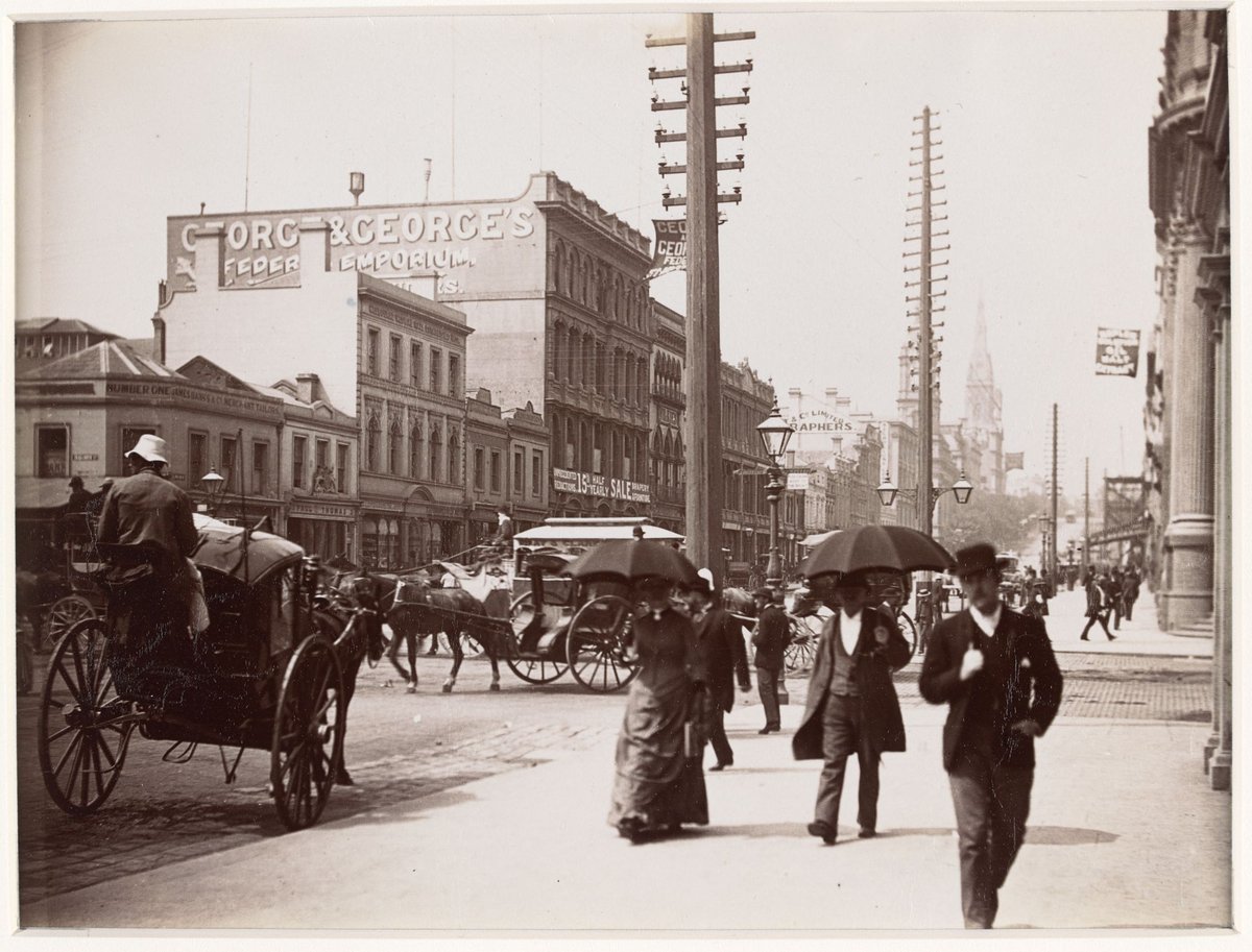 Collins St. looking east, Melbourne City (1876–94)