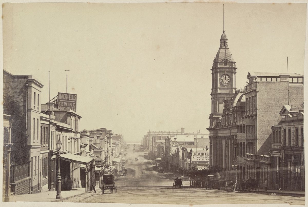 Collings [i.e. Collins] Street Melborne [.i.e. Melbourne] (1885–87)