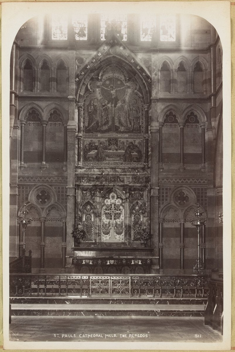 St Paul's Cathedral Melbourne. The Reredos, Melbourne City (1892–1900)