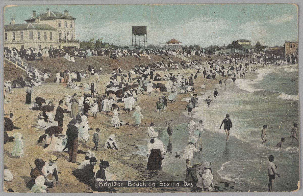 Brighton Beach on Boxing Day (1906–07)