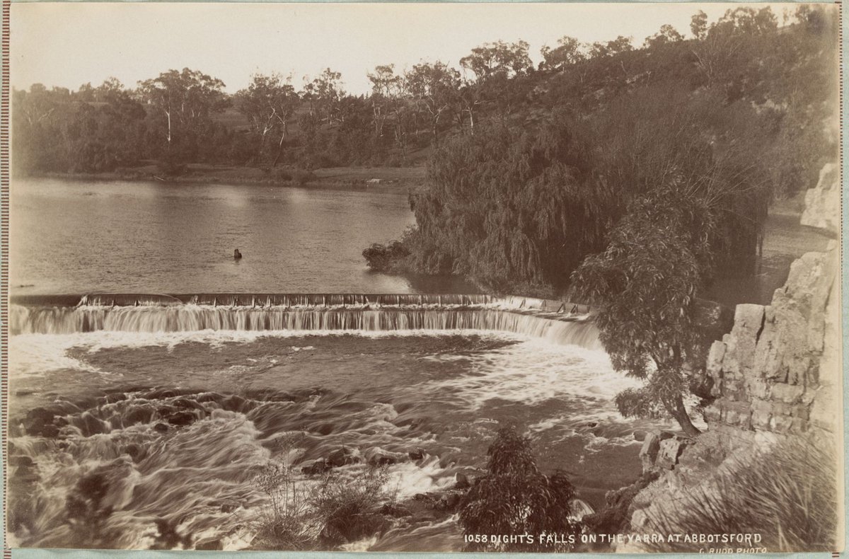 Dight's Falls on the Yarra at Abbotsford (1892–1900)