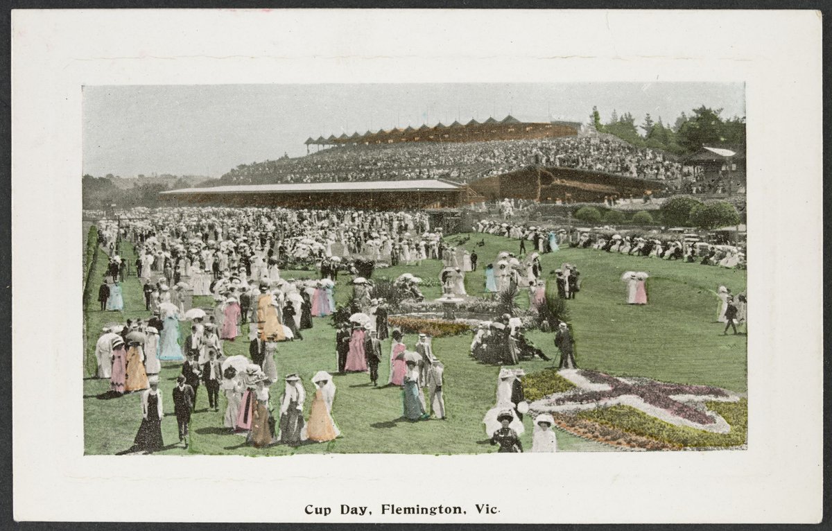 Cup Day, Flemington, Vic (c. 1911)