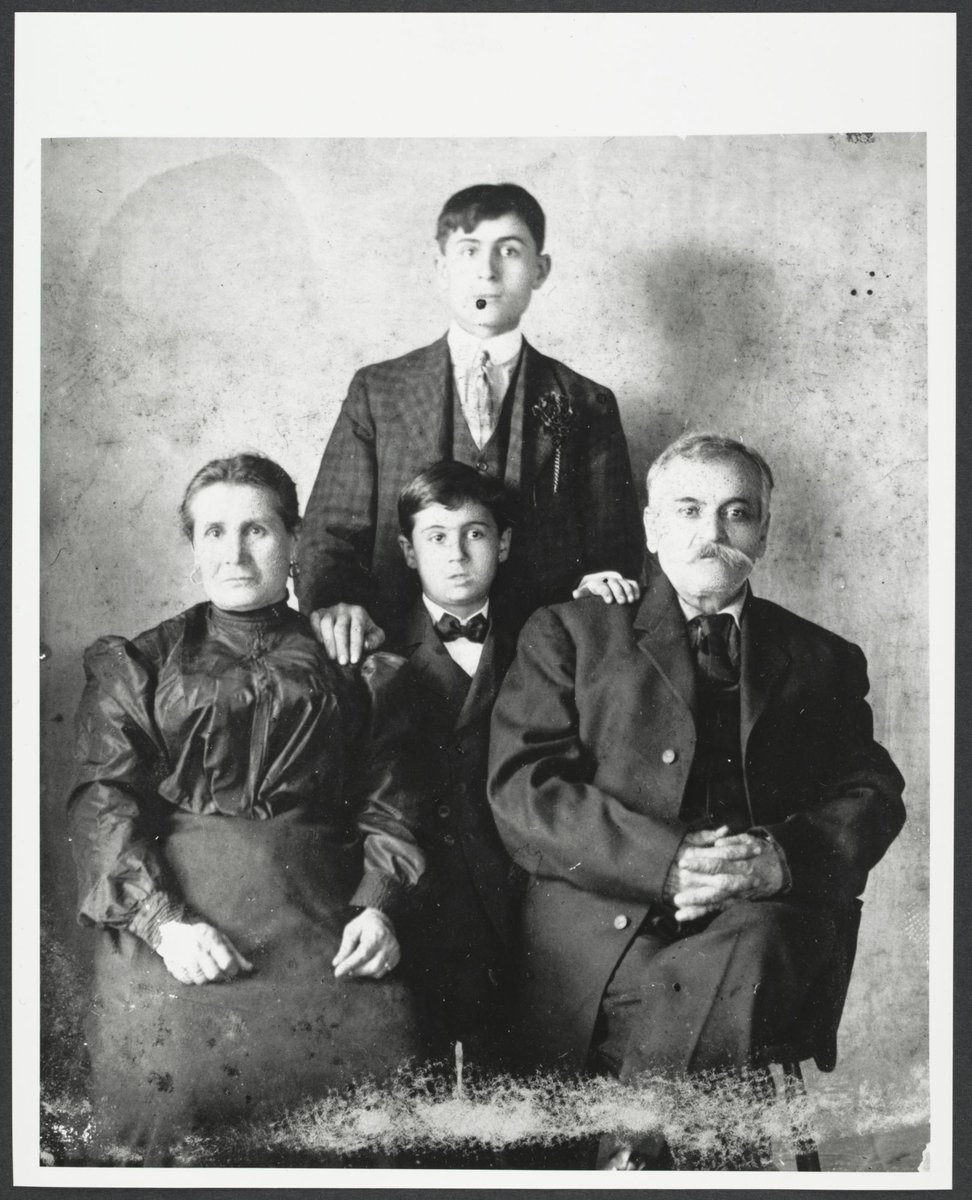 Mariam and Ibrahim Khyat with their children Habbib (rear) and George. Melbourne, ca. 1890