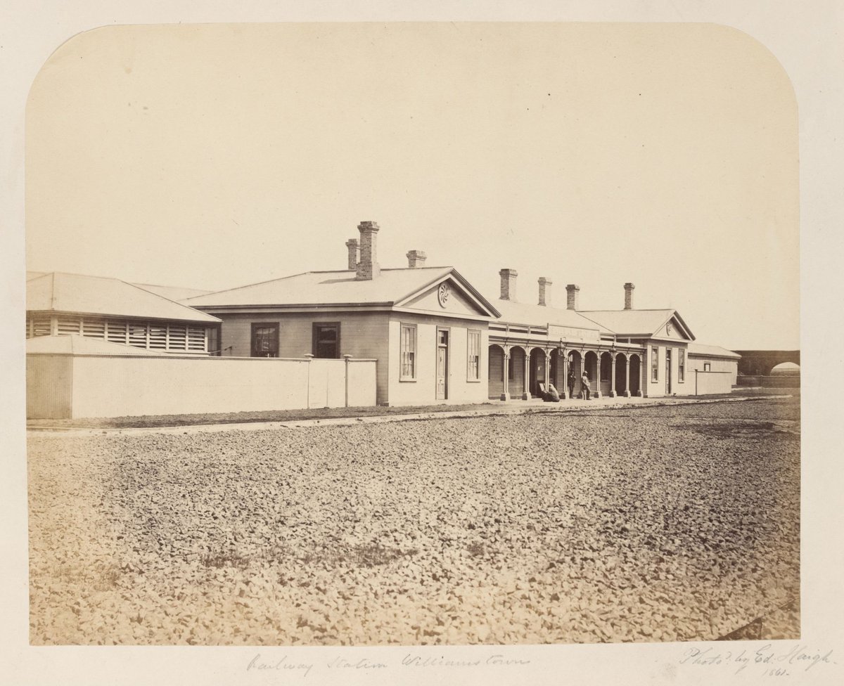 Railway station Williamstown (c. 1861)