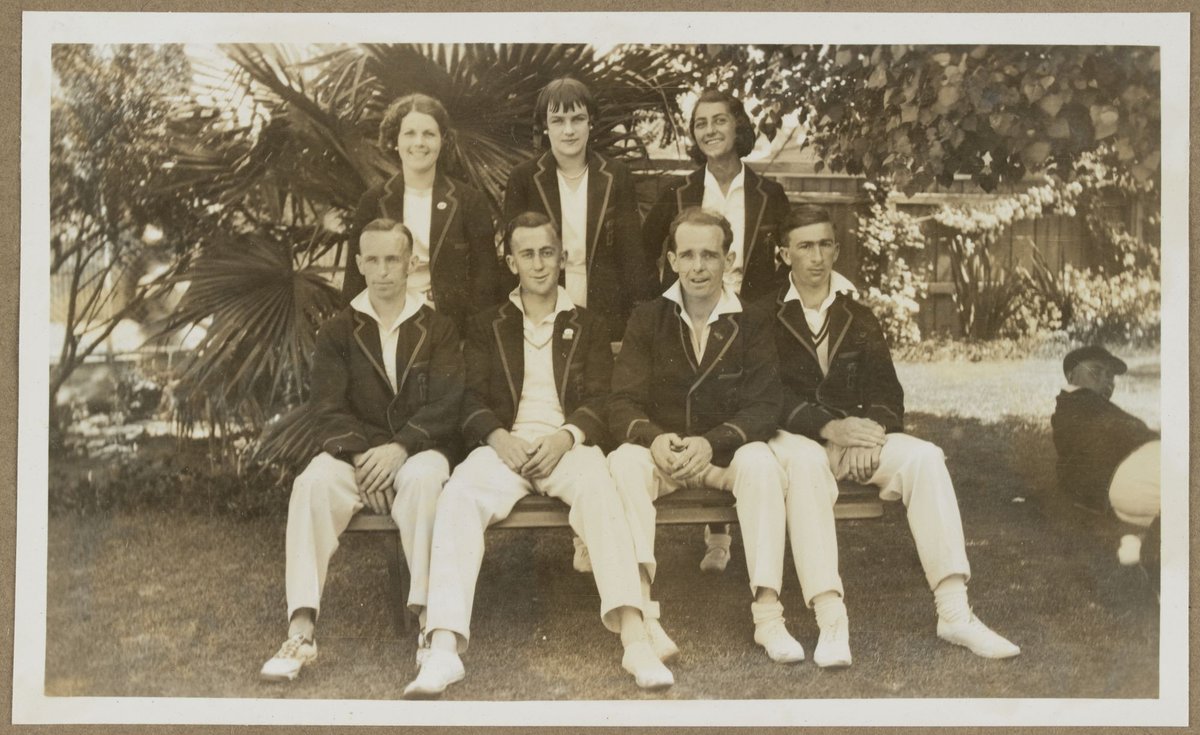 Tennis Tournament held at Richmond [between team from Federal Match Co, Sydney and Brymay team from Melbourne] (1932)