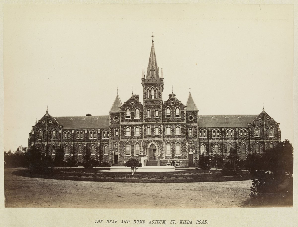 The Deaf and Dumb Asylum, St. Kilda Road, Melbourne City (1877)