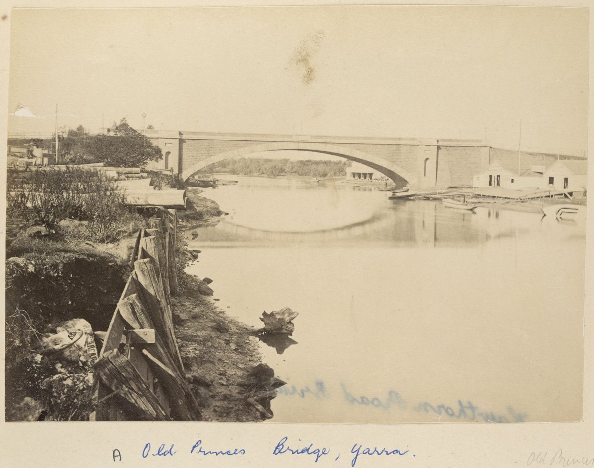 Old Princes Bridge, Yarra [Melbourne], Melbourne City (1873–82)
