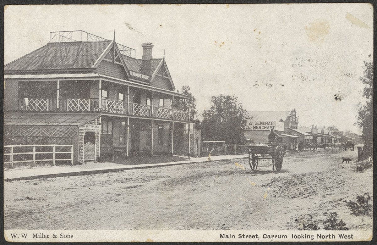 Main Street, Carrum looking North West (c. 1908)