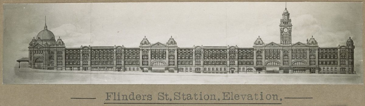 Flinders St.Station.Elevation, Melbourne City (1905–28)