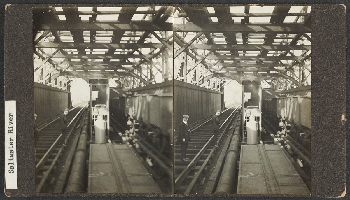 Saltwater River Bridge Footscray picture (c. 1912)