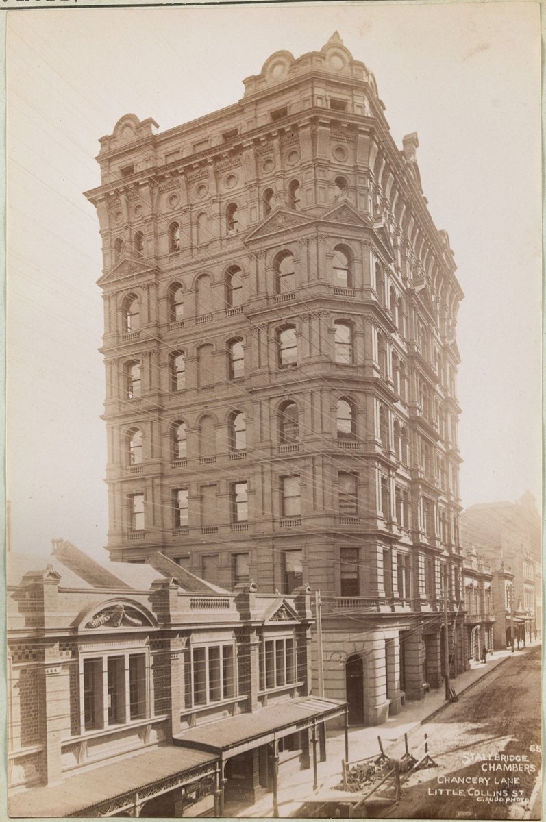 Stallbridge Chambers, Chancery Lane, [443] Little Collins St, Melbourne City (1892–95)