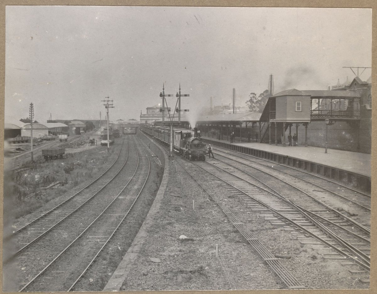 C.306.Princes Bridge.Station.1886, Melbourne City