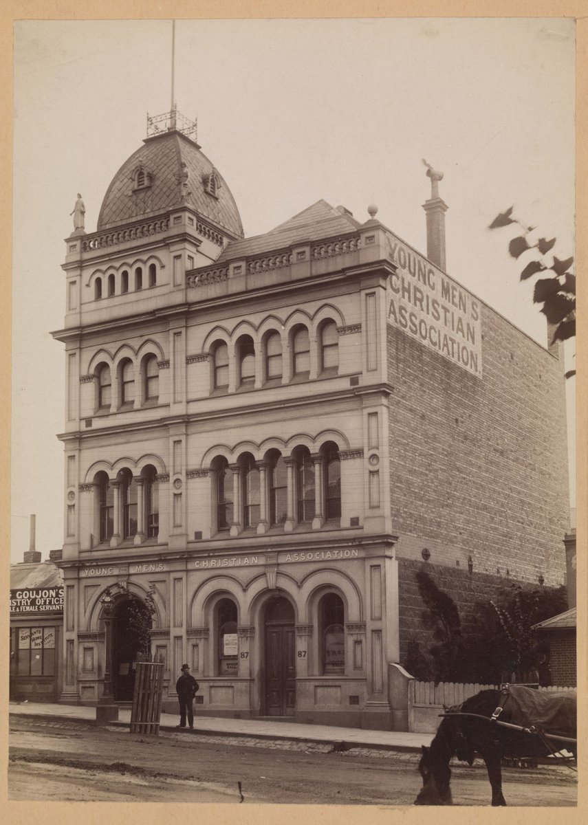 Young Men's Christian Association, 87 Russell St. Melbourne, Melbourne City (1870–90)