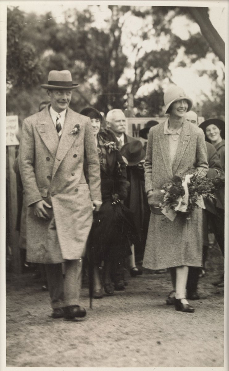 Lord and Lady Somers, picture taken in Balwyn, 1931 (c. 1931)