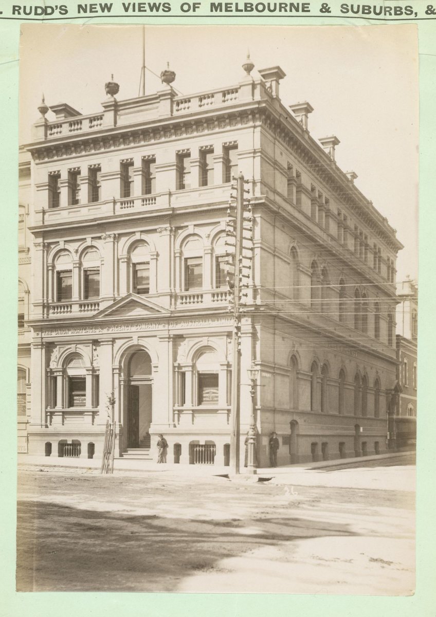 Union Mortgage & Agency Company of Australia Ltd, 573-579 Collins Street, Melbourne City (1886–87)