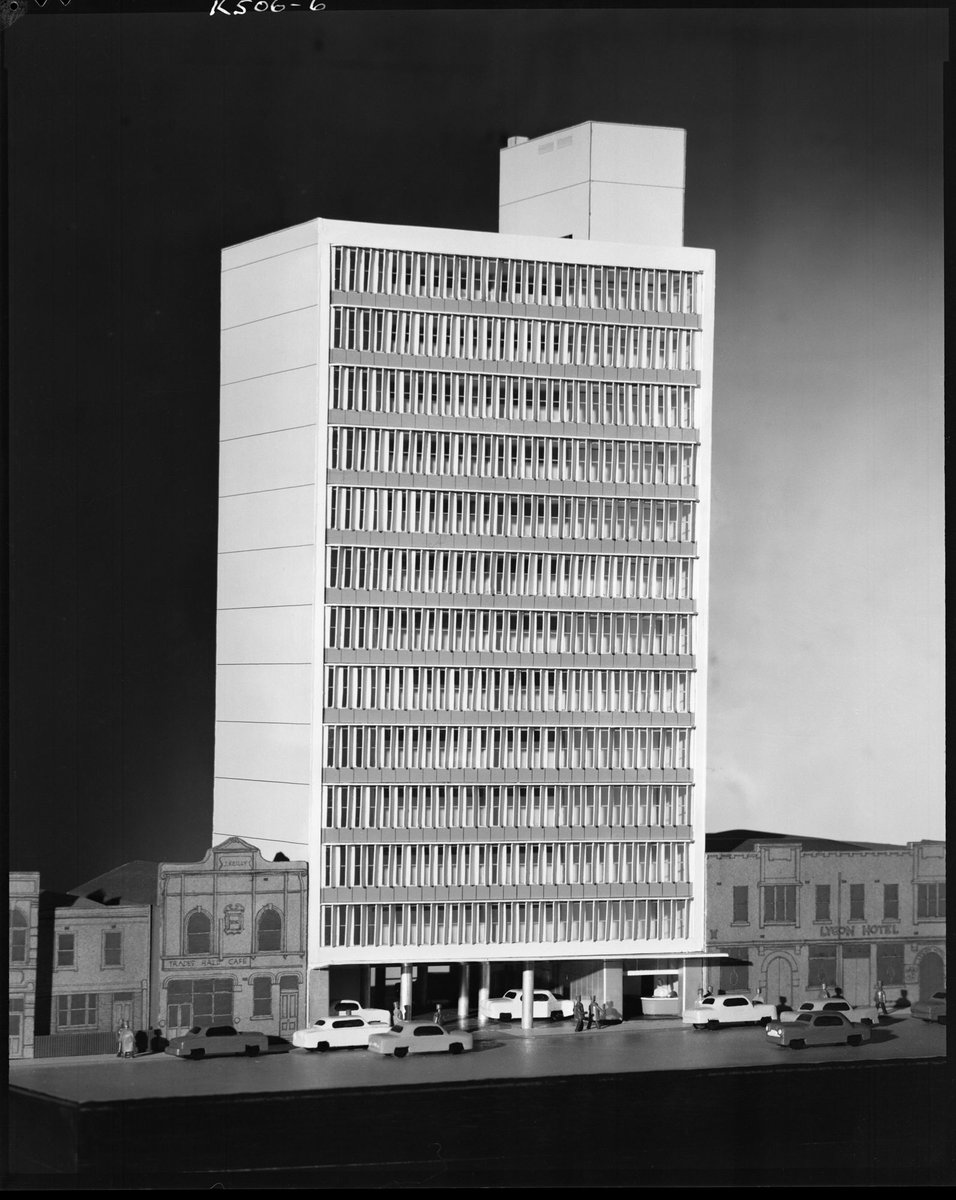 Model of proposed building in Lygon Street, Carlton (c. 1952)