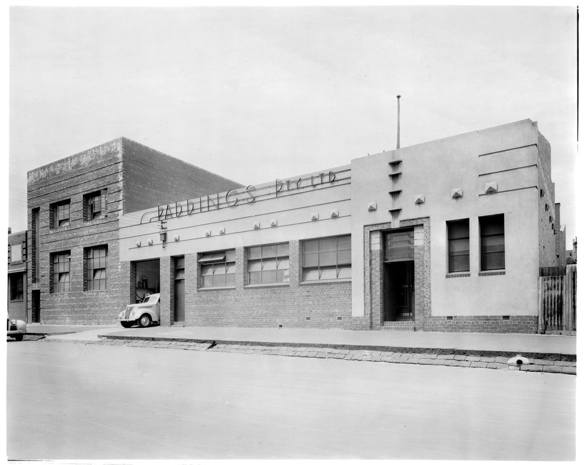 Paddings Pty. Ltd., 22 Munster Terrace, North Melbourne, coat padding manufacturers (c. 1943)