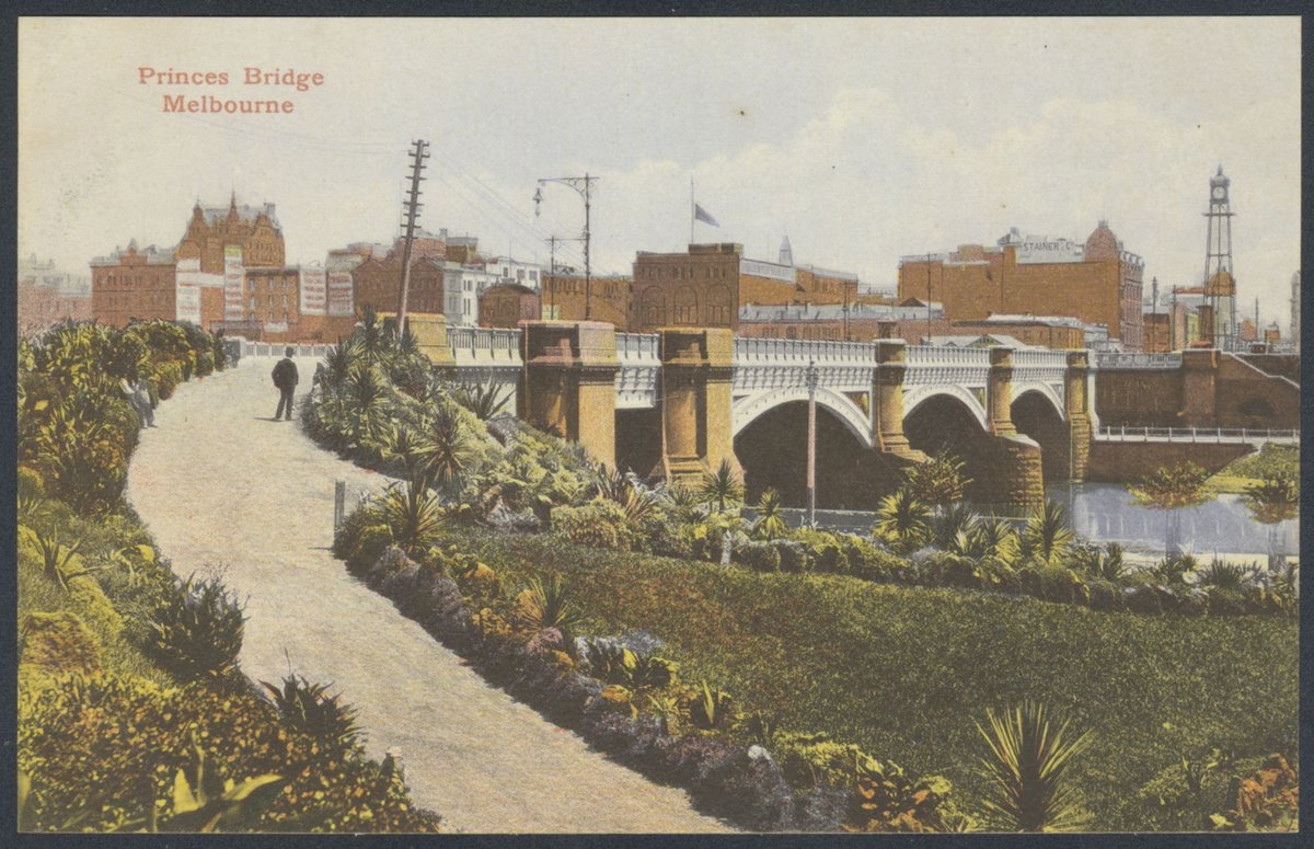 Princes Bridge Melbourne, Melbourne City (1900s)