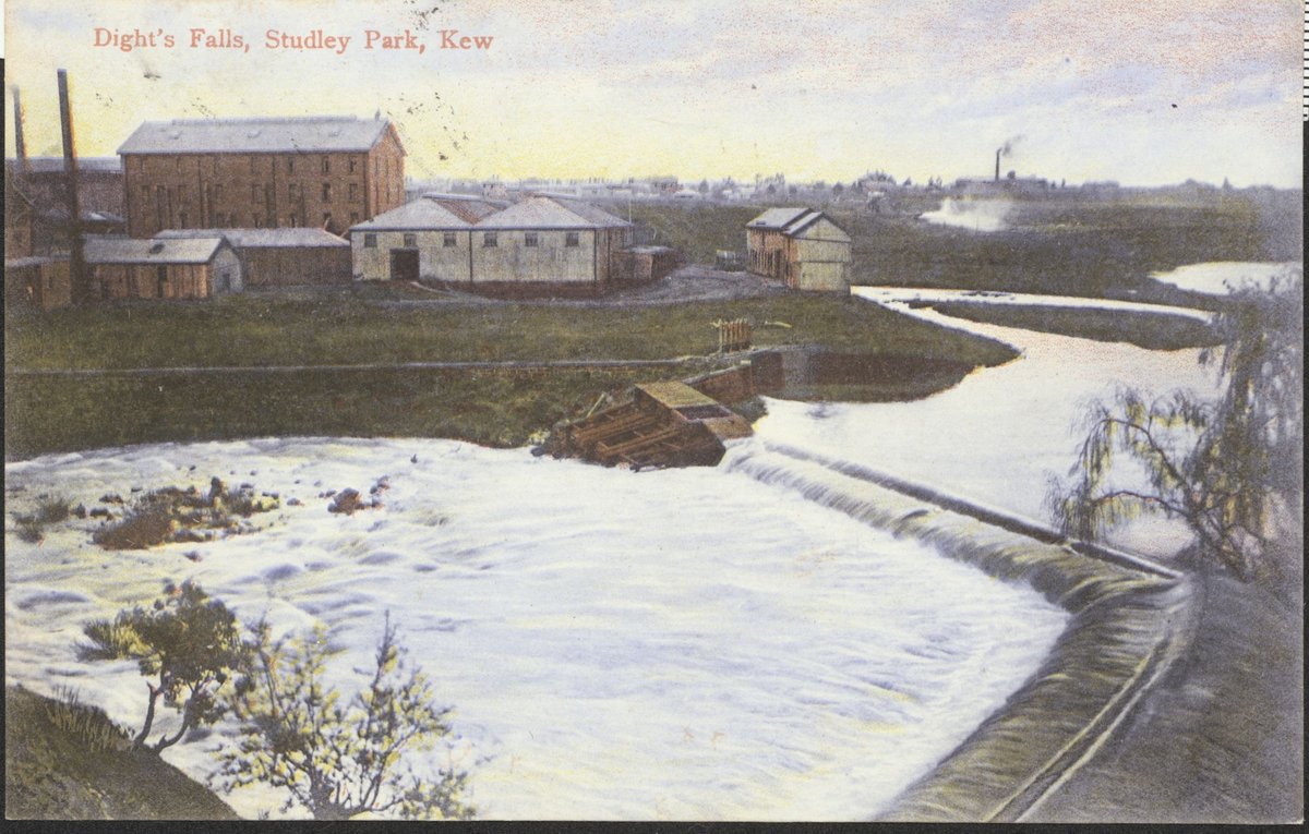 Dight's Falls, Studley Park, Kew (c. 1908)