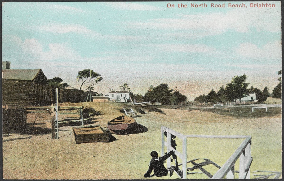 On the North Road Beach, Brighton (c. 1910)