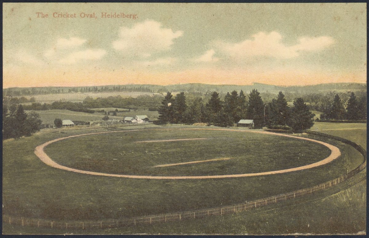 The Cricket Oval, Heidelberg (1900s)